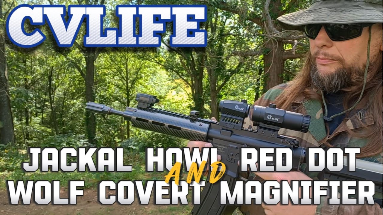 CVLIFE JACKAL HOWL Red dot & WOLF COVERT 3x magnifier