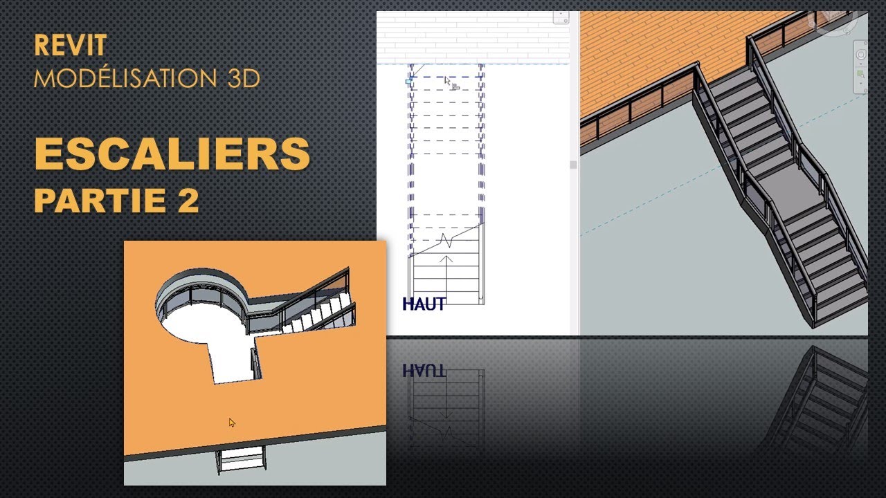 Modifier les escaliers dans REVIT