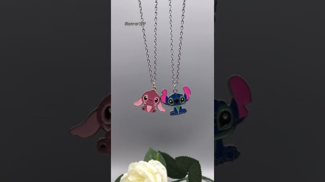 Magnetic BFF necklaces for 2. Link in description.