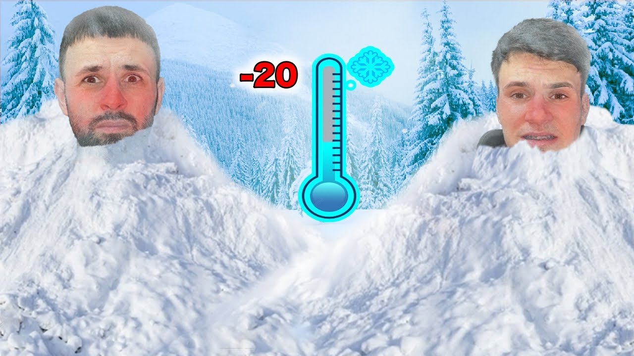 Cine iese ultimul, CASTIGA! * îngropati in zăpadă! *