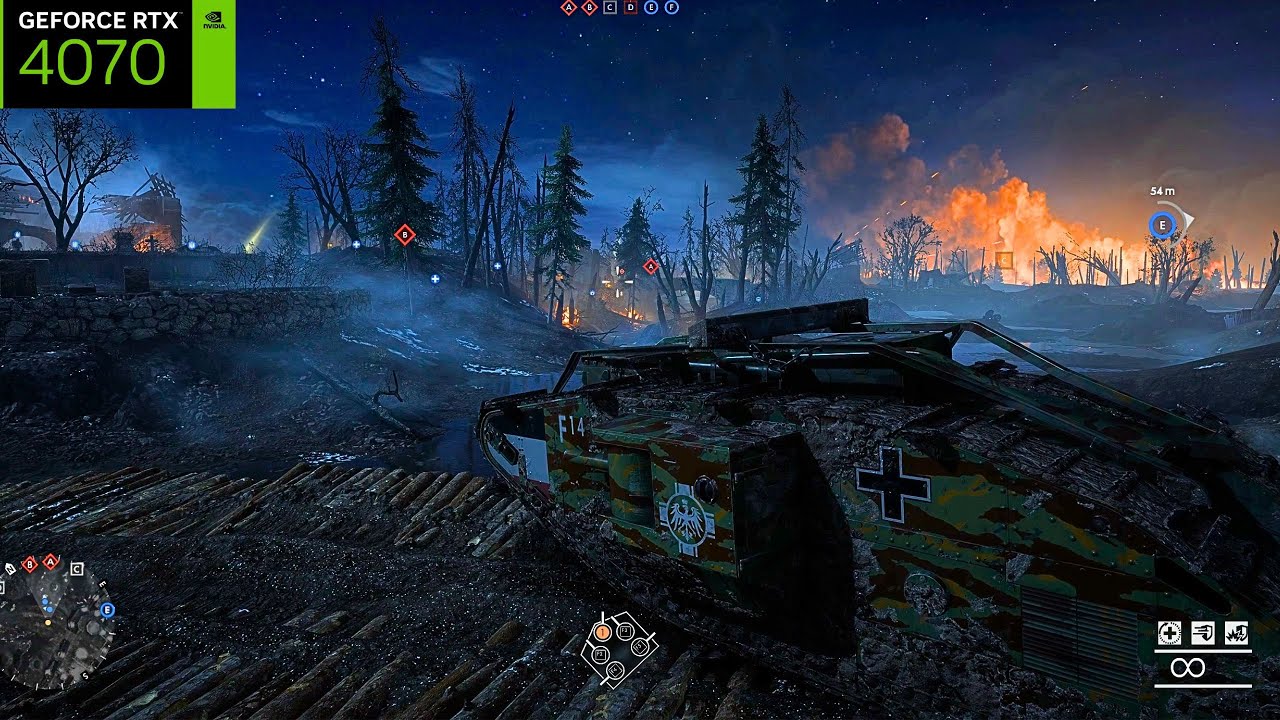 Battlefield 1 - Mark V Tank Perfect Match [49-0] | Nivelle Nights