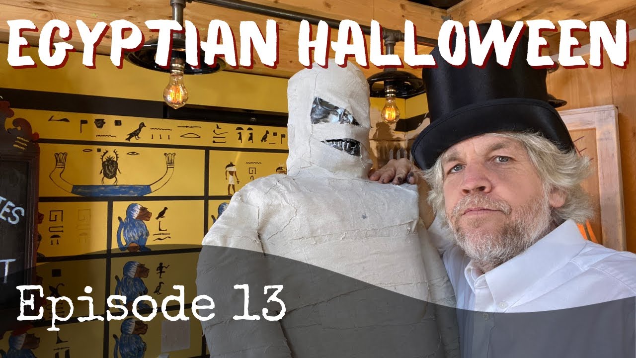 How to Make An Egyptian Mummy Prop For Halloween