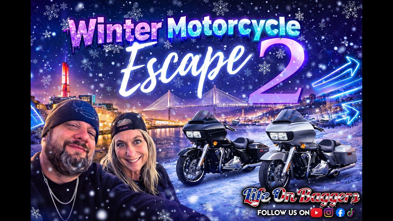Winter Motorcycle Escape - Part 2: Stranded On An Island