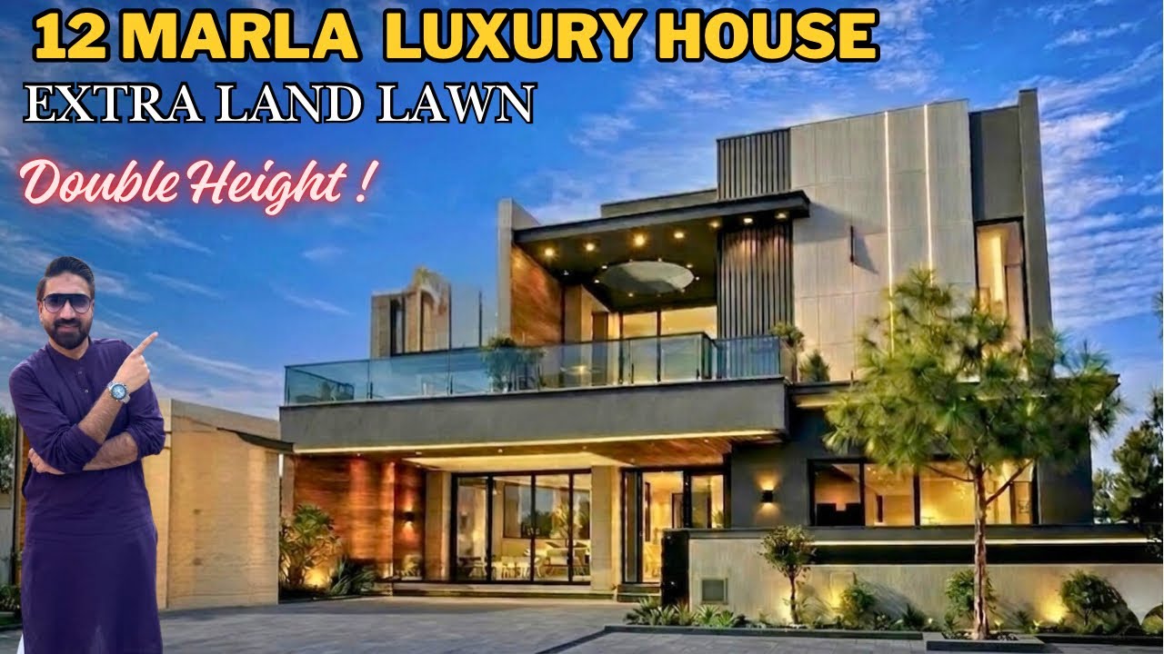 12 Marla Luxury Designer House For Sale With 2 Marla Lawn | Best Option Available 
