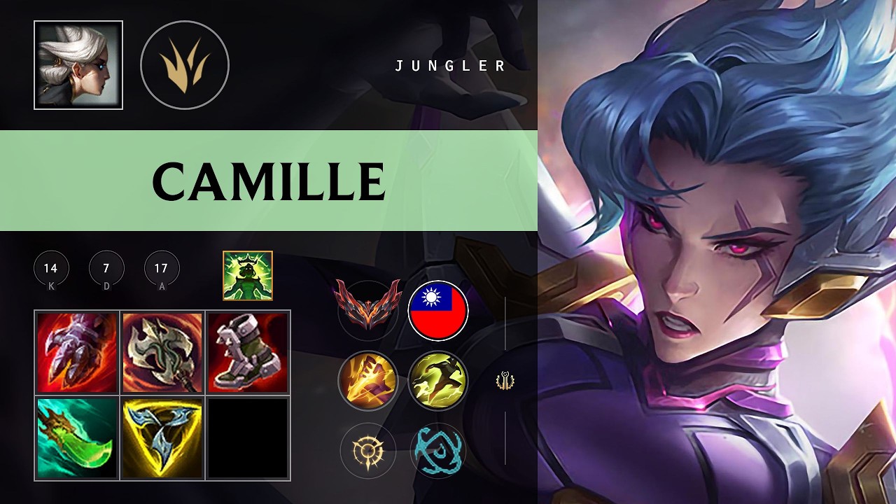 Camille Jungle vs Lee Sin - TW Grandmaster Patch 26.10