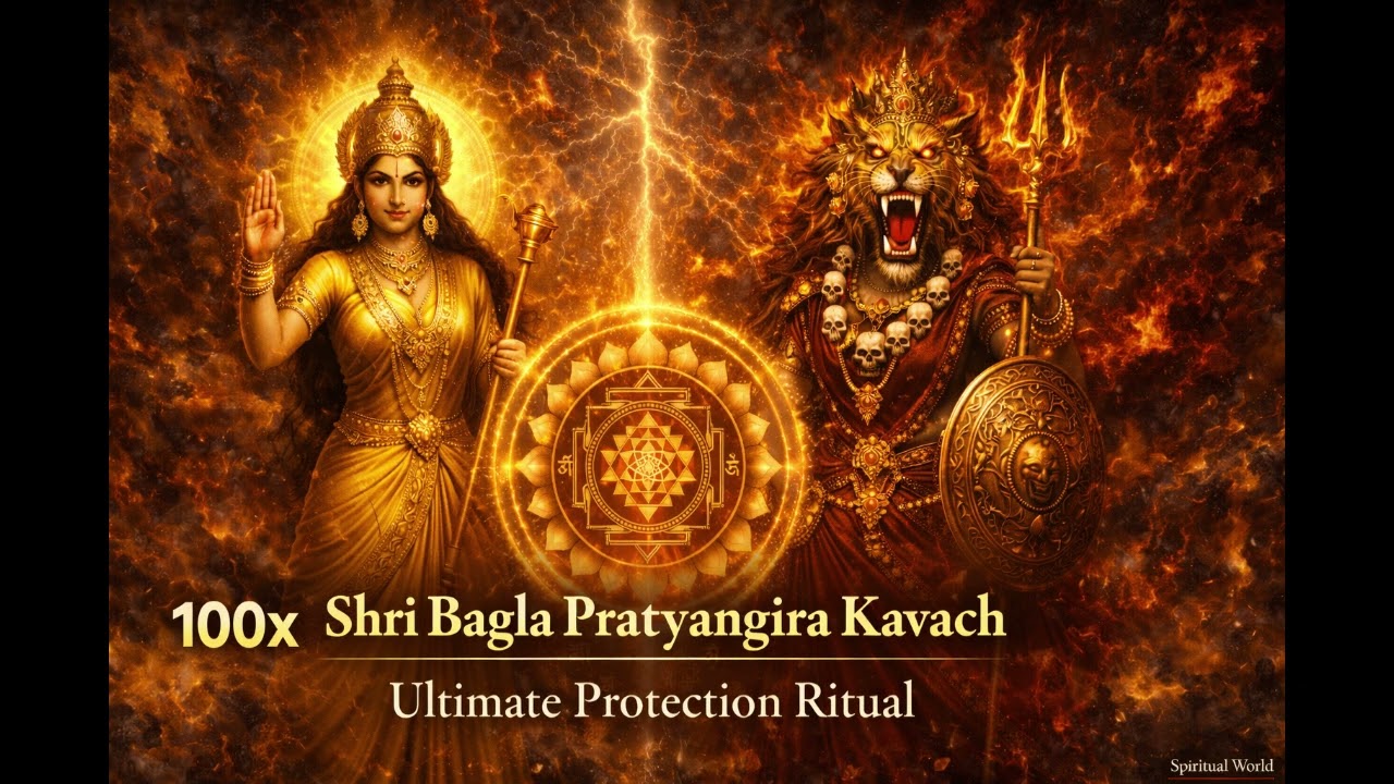 श्री बगलाप्रत्यंगिरा कवच | 100 बार | शत्रु नाश व रक्षा | Shri Bagla Pratyangira Kavach | विशेष साधना