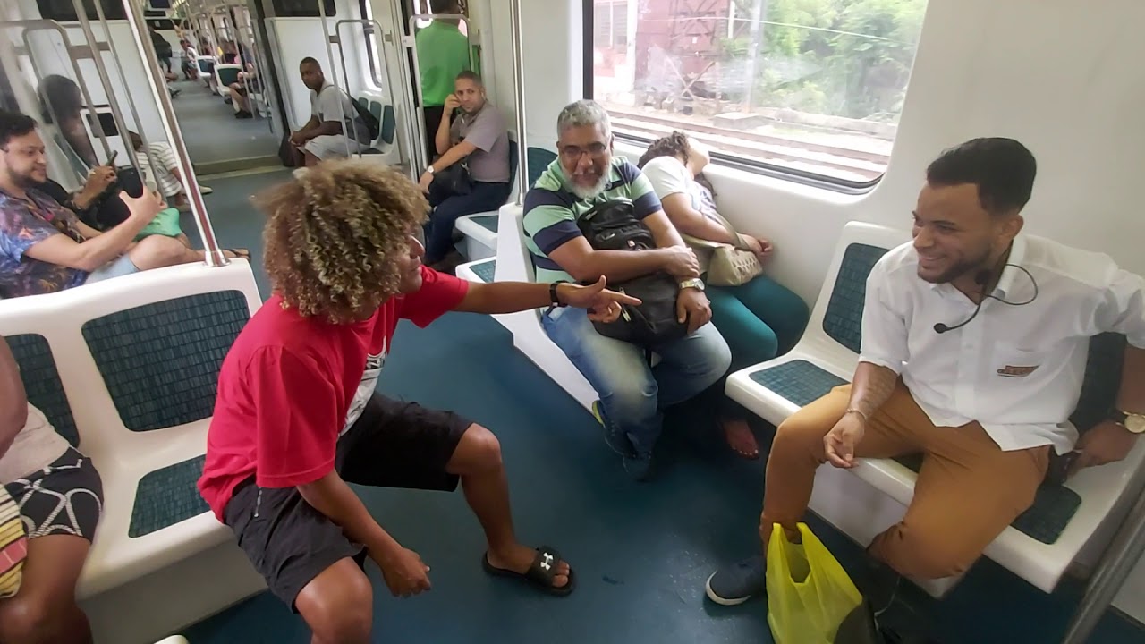 Mc Estudante - Primeiro Freestyle de 2020 no Vagão