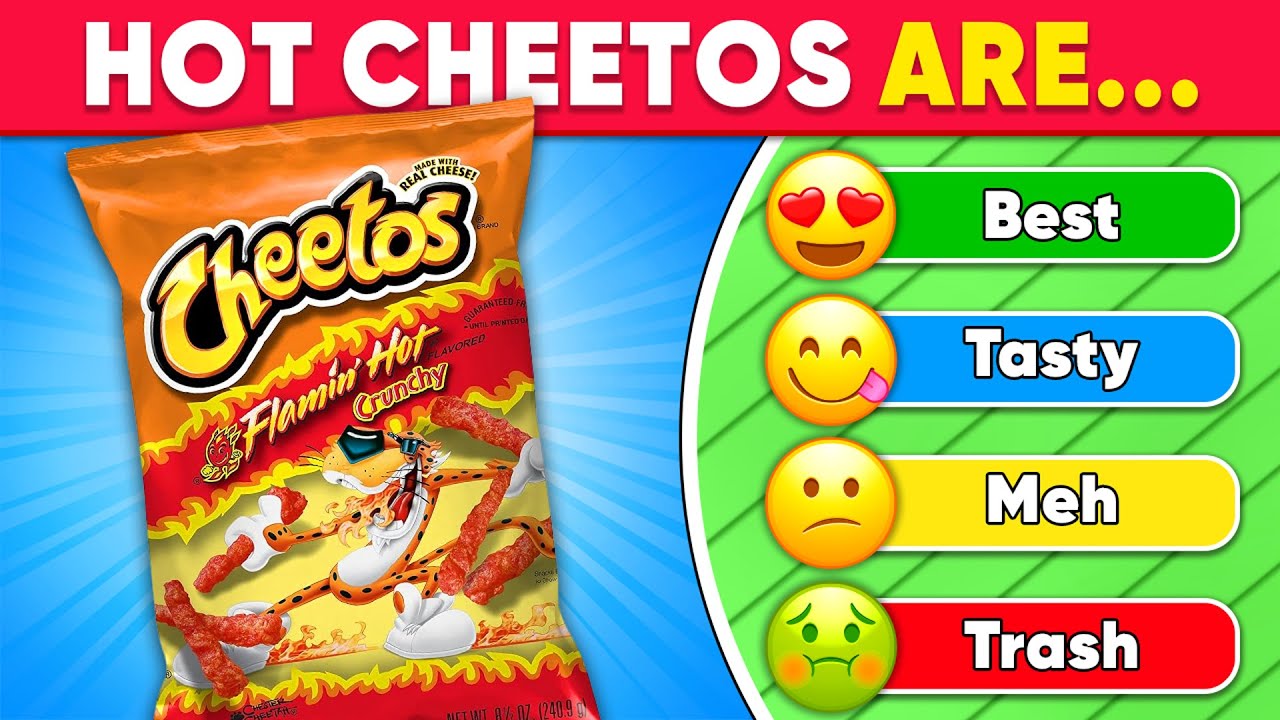 Lista poziom&oacute;w chips&oacute;w: Uporządkuj chipsy od najlepszych do śmieci 🤤 Quiz o śmieciowym jedzeniu 🤢...
