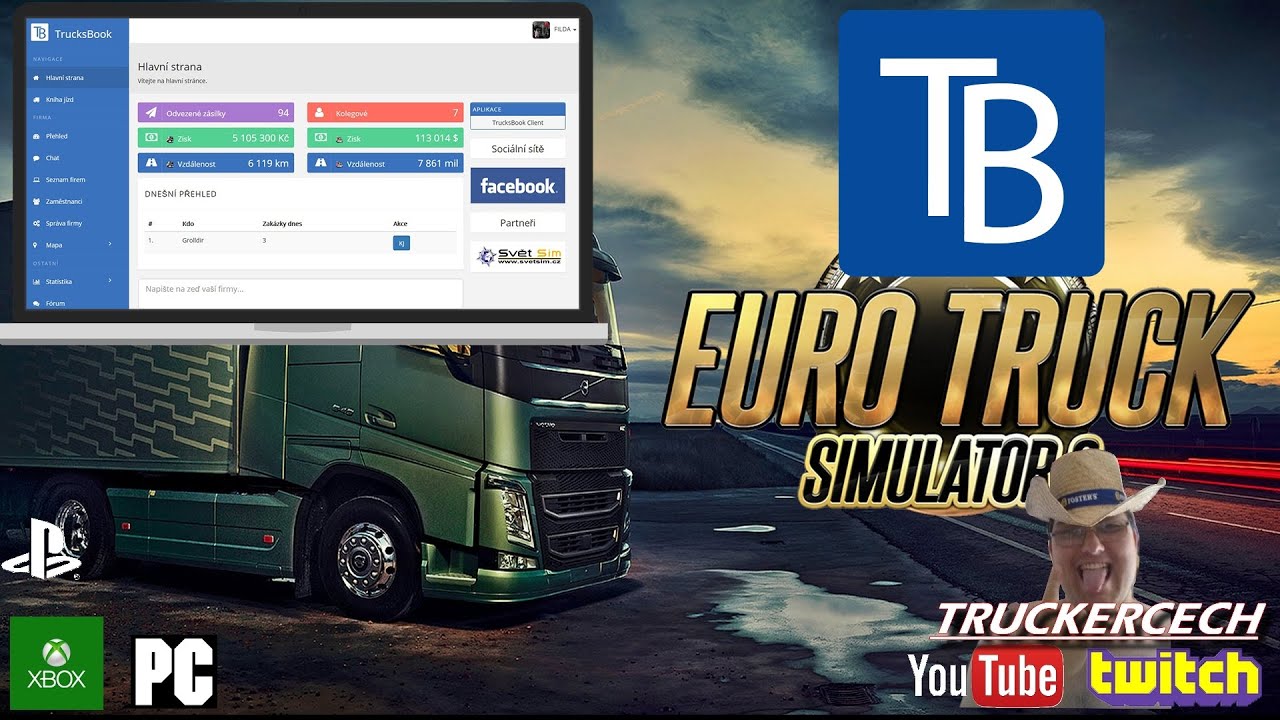 Trucksbook 2020 / CZ Tutorial/ Euro Truck Simulator 2 CZ /návod ETS 2 /ATS/ American truck simulator