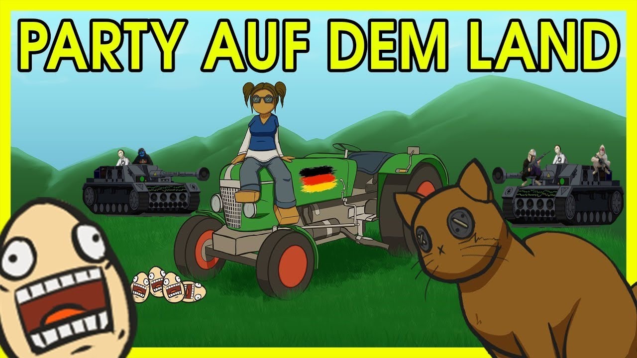 Alan Aztec - Party auf dem Land (feat. KaffKatze) mix with Disco Panzer (feat. R5on11c) [60FPS]