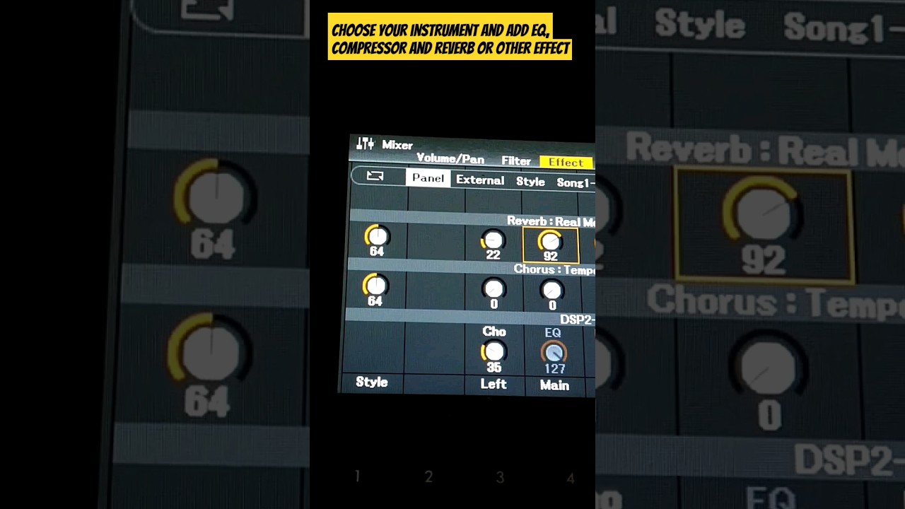 Yamaha DGX670 Hack: Save Reverb, EQ and FX Settings 😁🎹👍👊🎷 