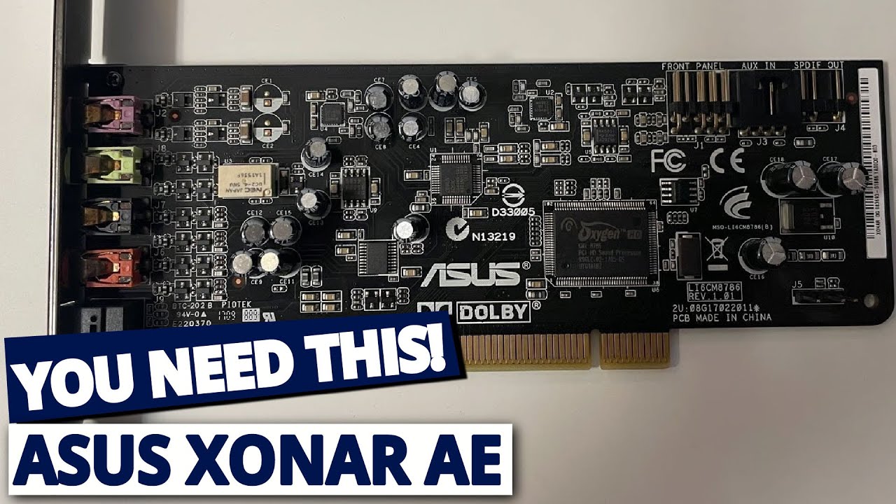Обзор ASUS Xonar AE: Лучшая игровая звуковая карта 7.1 Hi-Res в 2025 году?