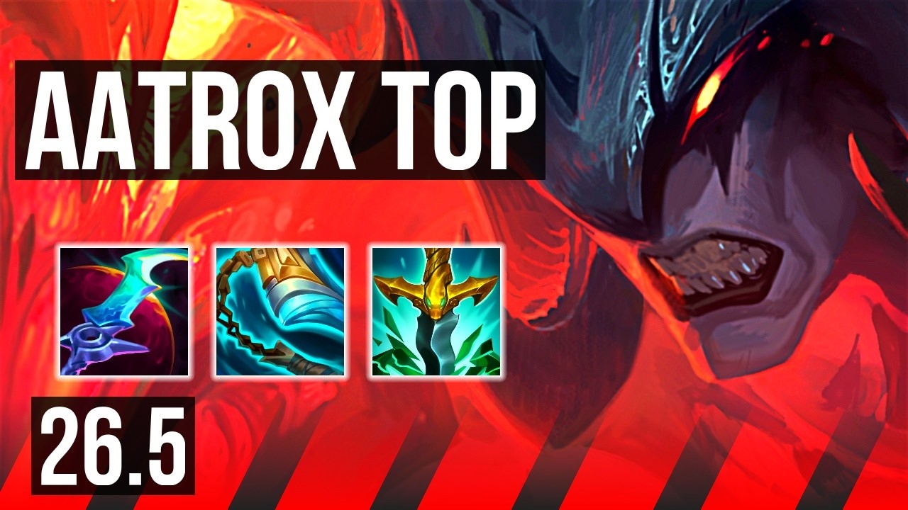 AATROX vs ZAAHEN (TOP) | Good KDA: 5/1/4 | EUW Master | 26.5