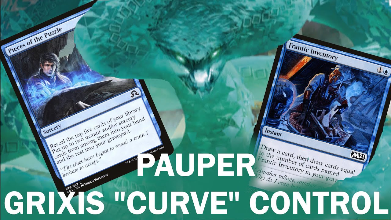 ABOVE THE CURVE! Pauper Grixis Serpentine Curve Control, a classic MTG creatureless control deck!