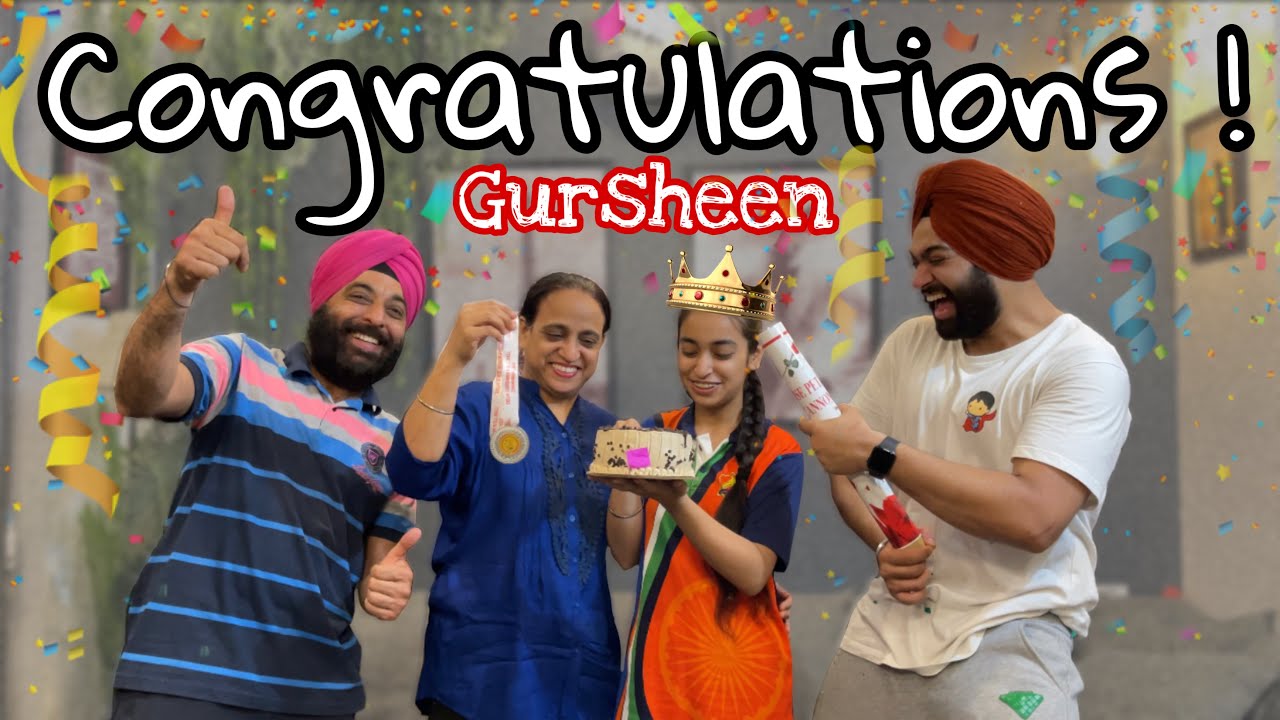 Congratulations gursheen !! big day