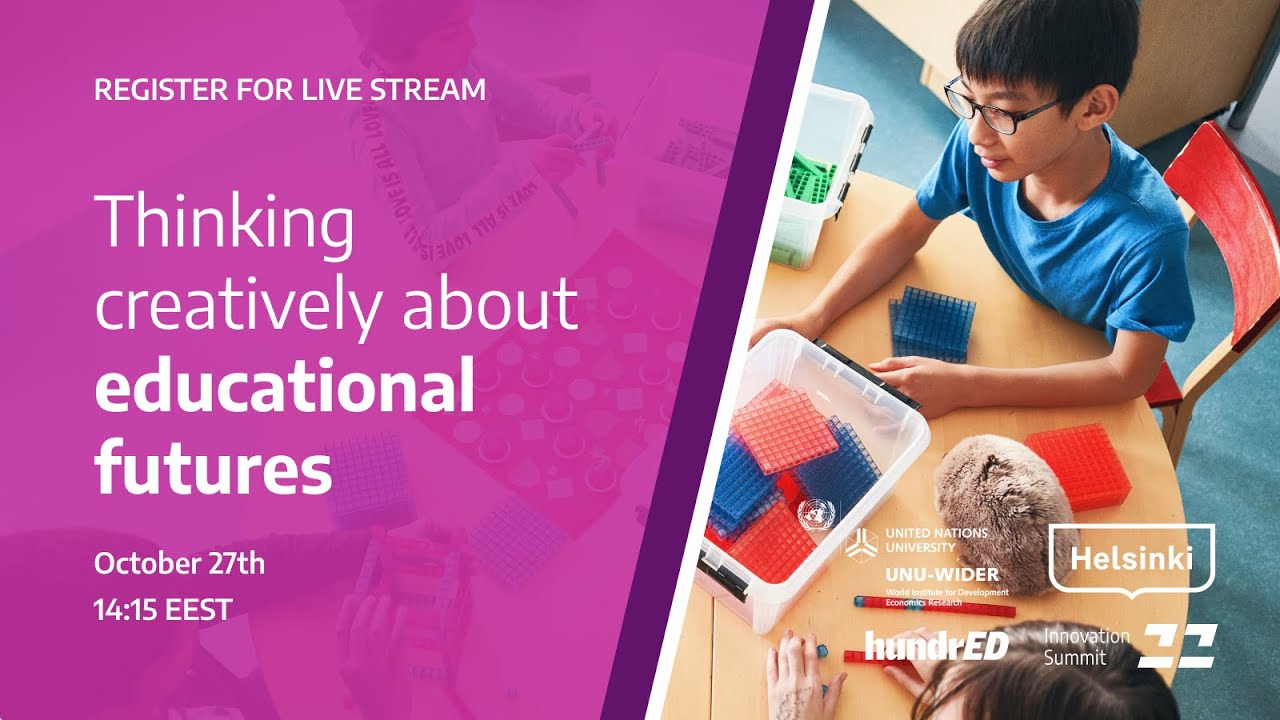 Thinking creatively about educational futures | HundrED Innovation Summit