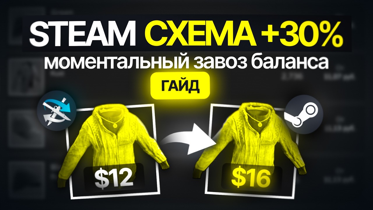 КАК ПОПОЛНИТЬ STEAM ВЫГОДНО. Схема трейда 2026