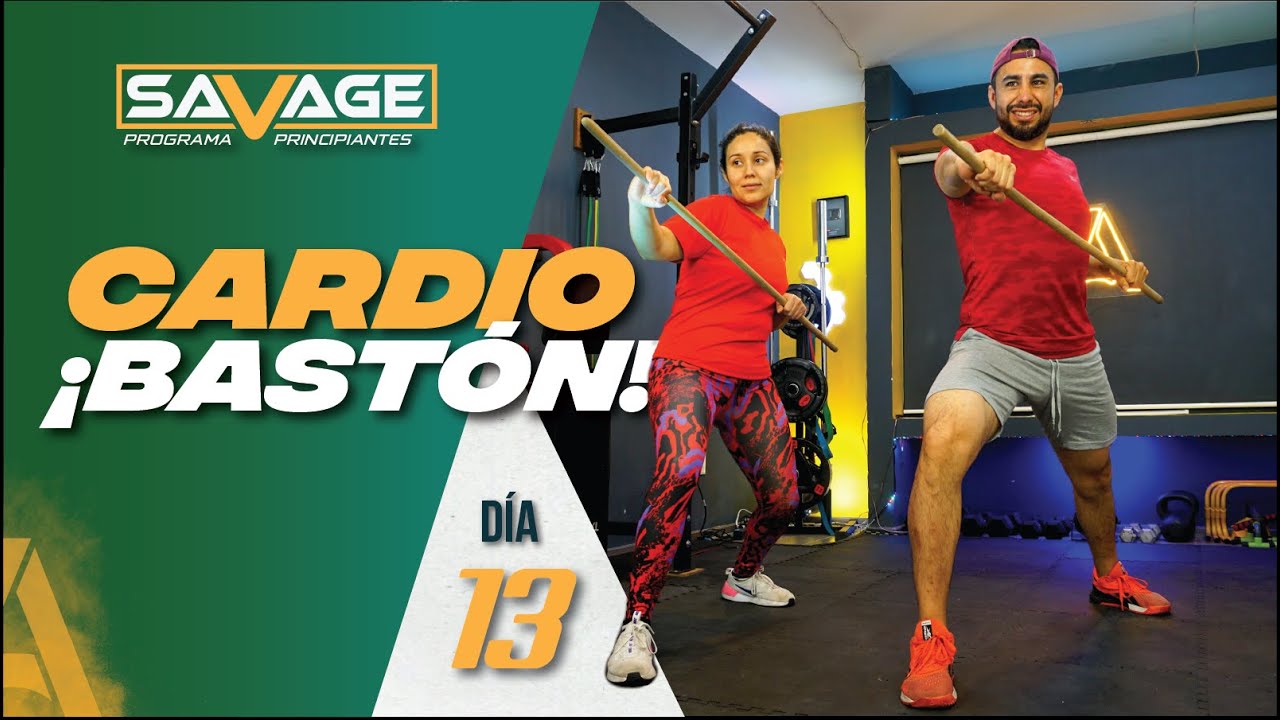 Cardio Con Palo de Escoba 🔥 Sudarás a Chorros | Savage día 13