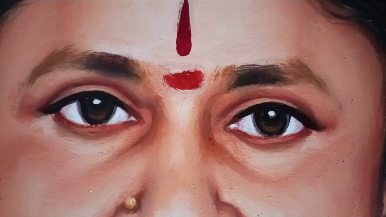 1st coat  / 1st layer painting  Enamel paint portrait@balajarts