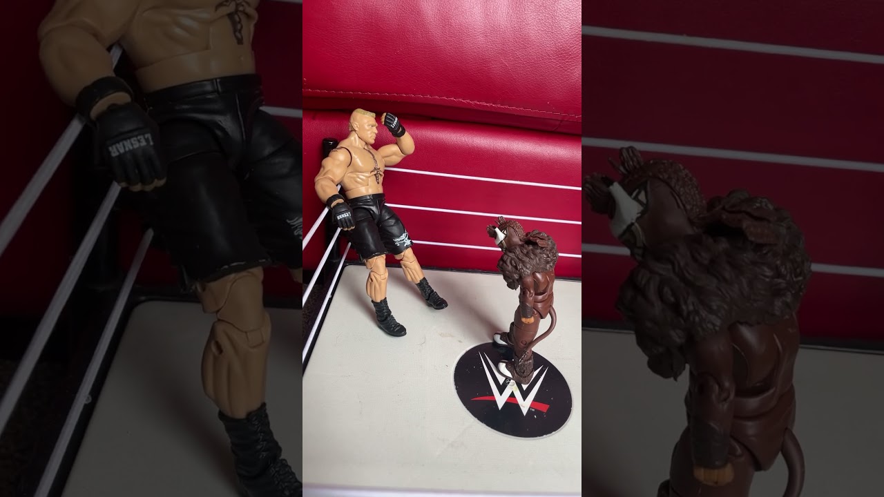 El torito learned his lesson never to mess with brock lesnar #wwe #wwefigures
