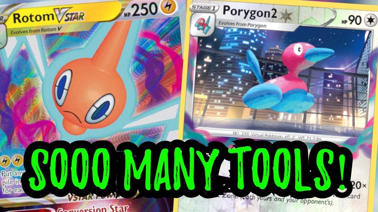 Rotom VStar Whopping 800 Damage With MORE TOOLS! Pokemon TCG Live