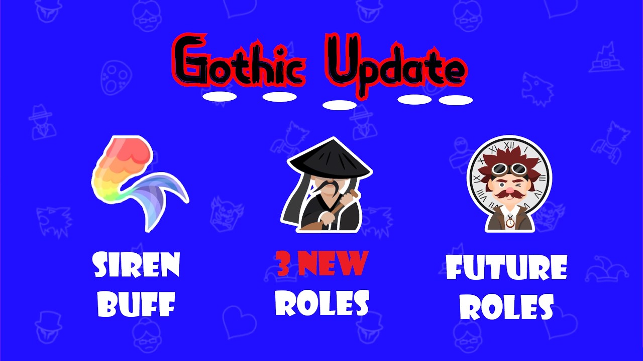 Wolvesville Gothic Update: 3 NEW ROLES & 4 roles on the horizon! 🤯