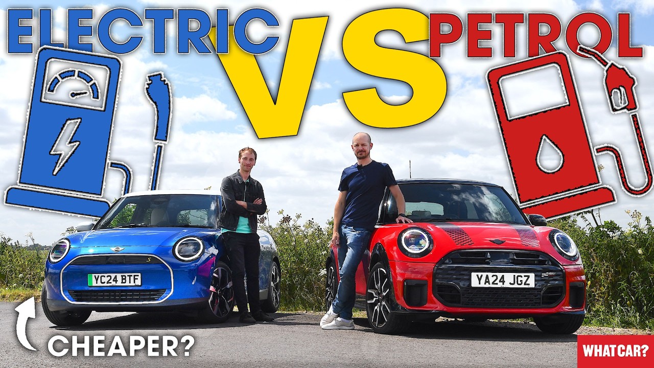 ELECTRIC vs PETROL CAR – which is REALLY cheaper?? NEW Mini Cooper review | What Car?