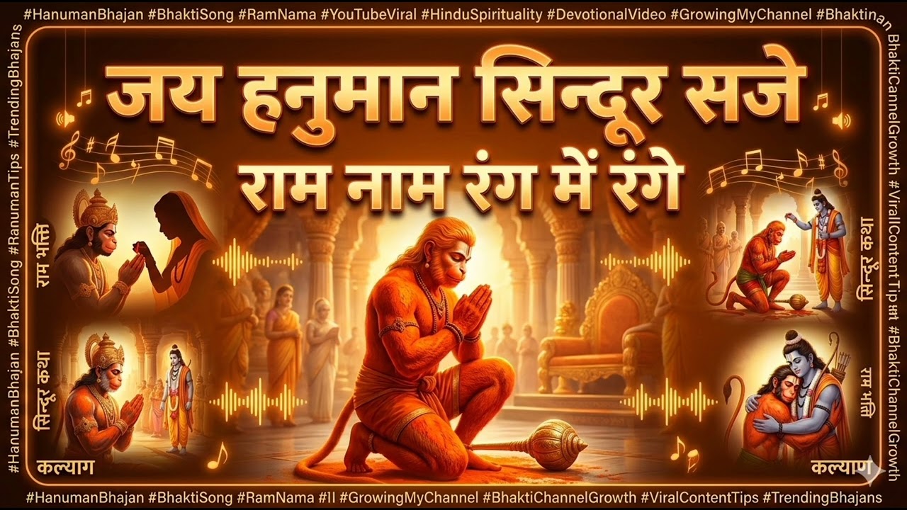 जय हनुमान सिंदूर सजे: शक्तिशाली हनुमान भजन | Jai Hanuman Sindoor Saje - Powerful Ram Bhakti Song