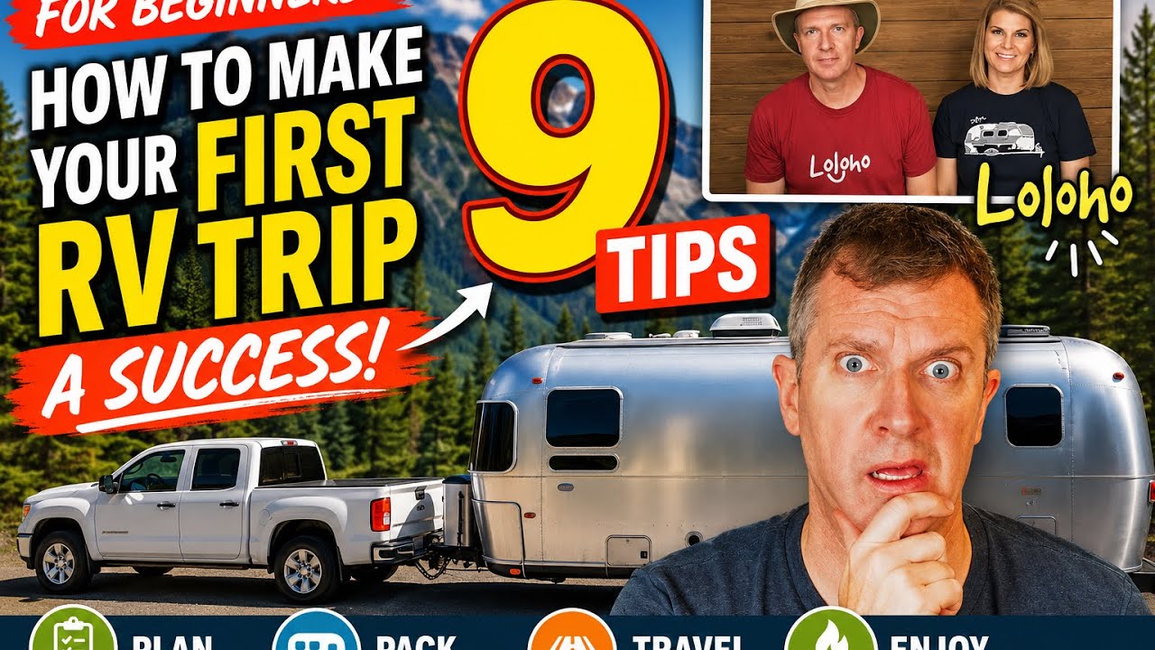 For Beginners: HOW TO MAKE YOUR FIRST RV TRIP A SUCCESS!