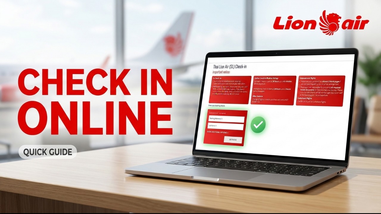 Как зарегистрироваться онлайн на рейс Thai Lion Air (2026)