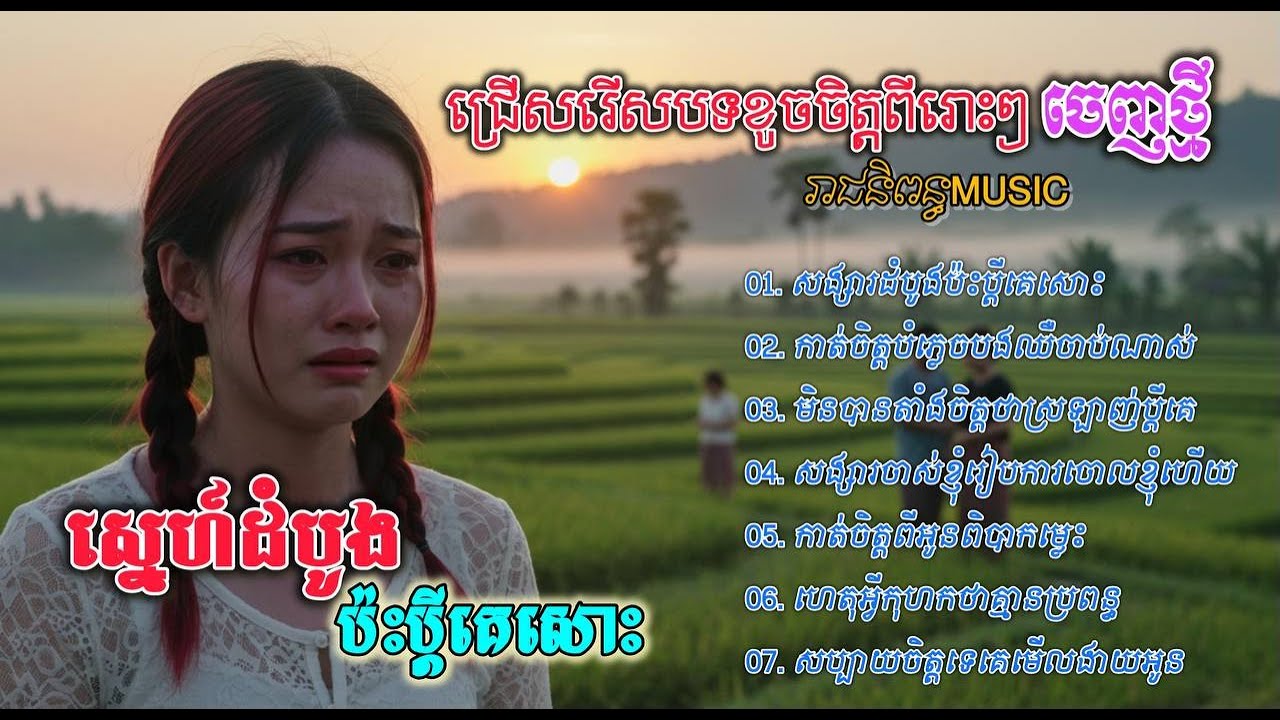 ចម្រៀងចេញថ្មីជ្រើសរើសពិសេសពិរោះៗ | ចម្រៀងស្នេហាប្រុសស្រីឈឺចាប់​ចុង​2025