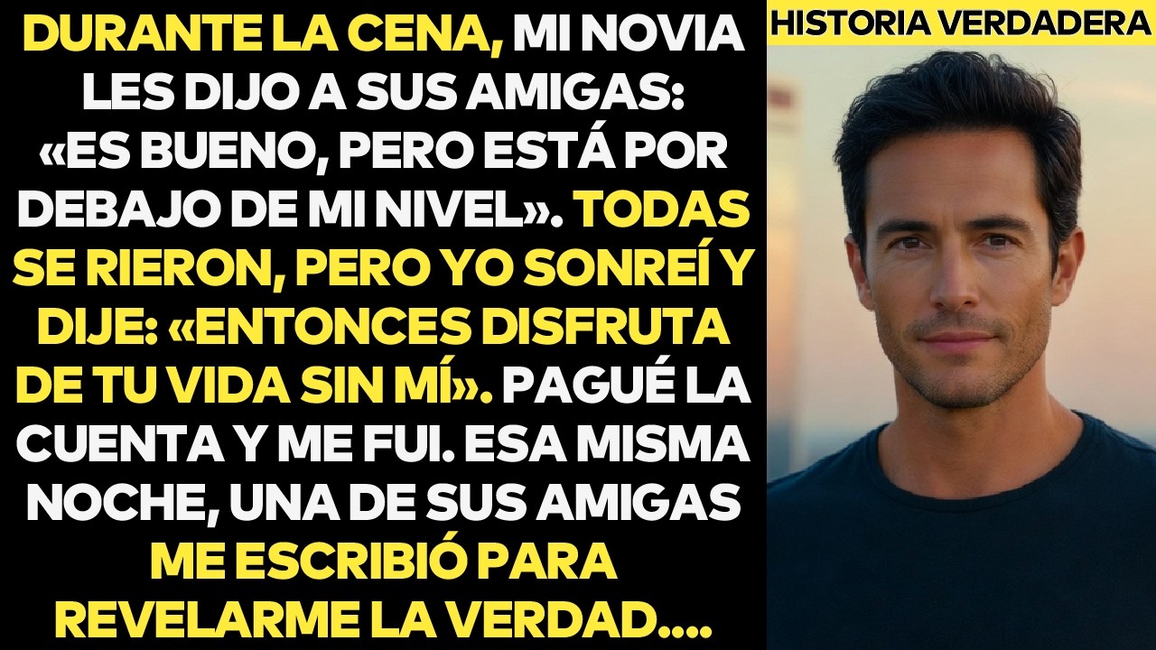 En La Cena Ella Rio: «Es Solo Un Amigo». Yo Respondí: «Solo Un Ex, No Lo Olvides».