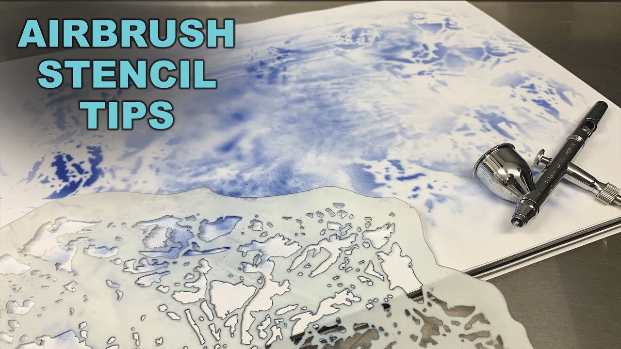 Airbrush Texture Template Quick Tips