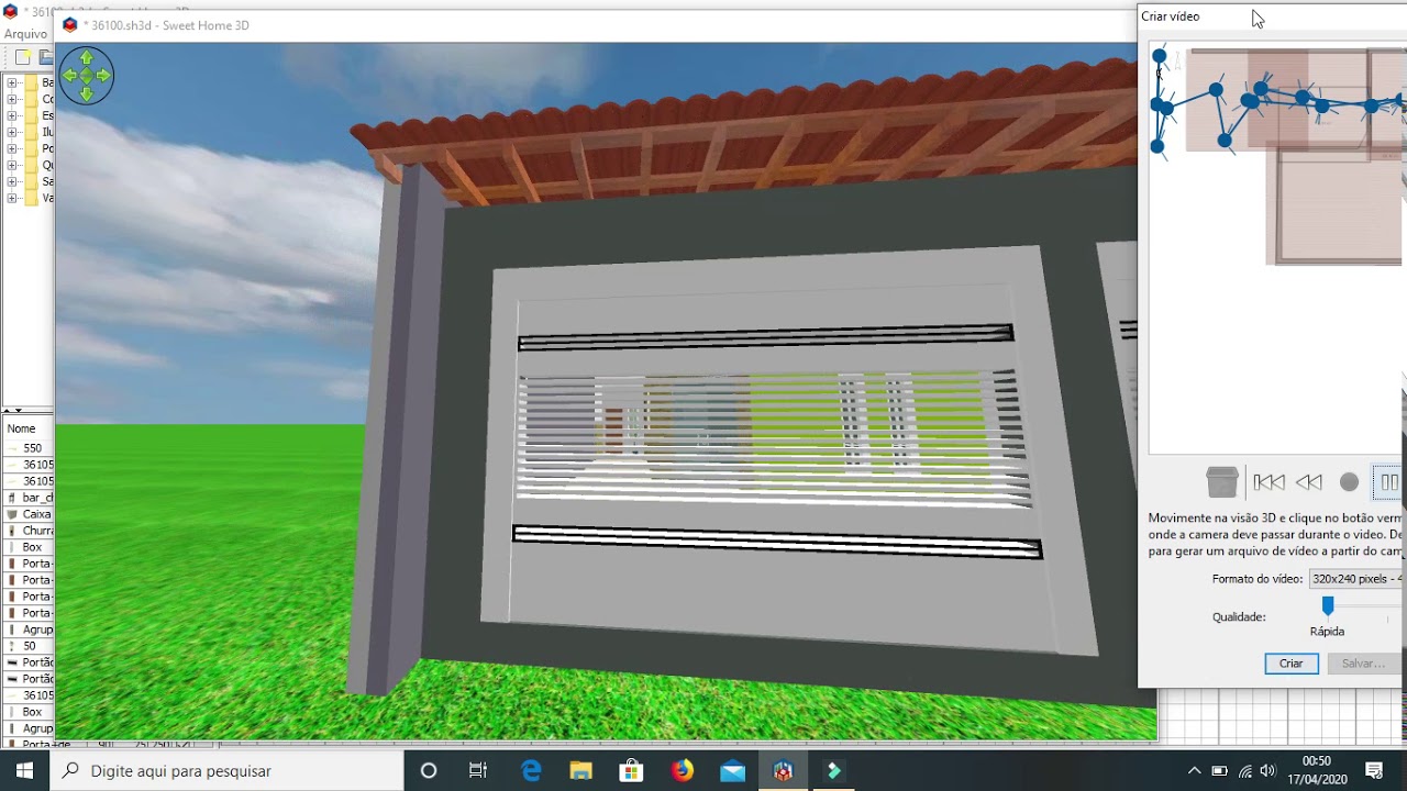 SWEET HOME 3D como gravar