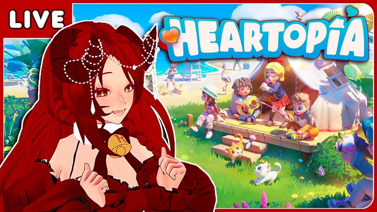 [PT] [VTUBER] ⋆˙⟡ Heartopia, jogando pela primeira vez ✨
