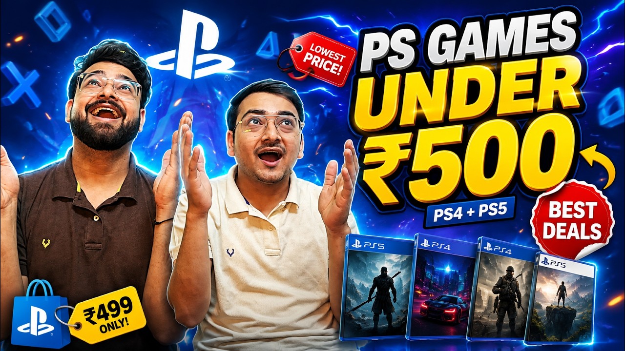 BEST PlayStation Games Under ₹500! 😱🔥 | PS5 & PS4 Games You MUST Buy!