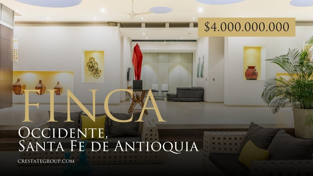 Venta de casa de recreo en Santa Fe de Antioquia, Occidente Antioqueño