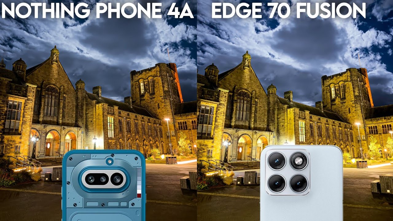 Сравнение камер телефона Nothing Phone 4A и Motorola Edge 70 Fusion: тест и сравнение.