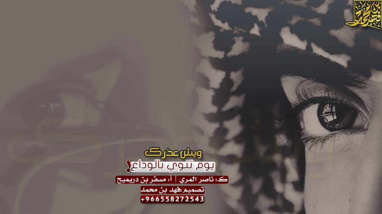 شيلة ويش عذرك يوم تنوي بالوداع ||أداء:مسفر بن دريميح  #فراق #حزين