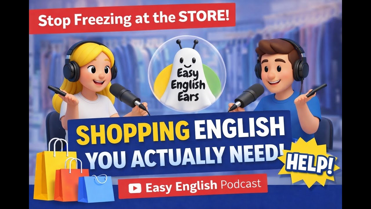 Stop Freezing at the Store! Shopping English You Actually Need | Easy English Podcast