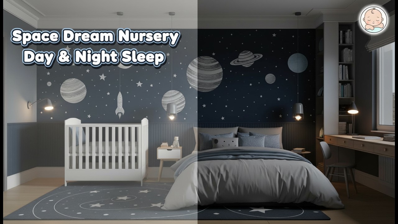 Baby Sleep Music – Space Nursery Lullabies (8 Hours) – Calm Nursery Lullabies