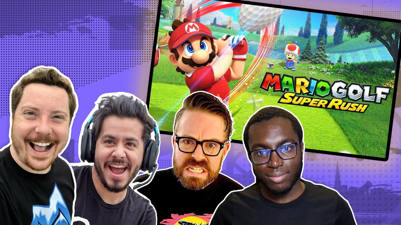 Greg & Andy Tee Off In Mario Golf!