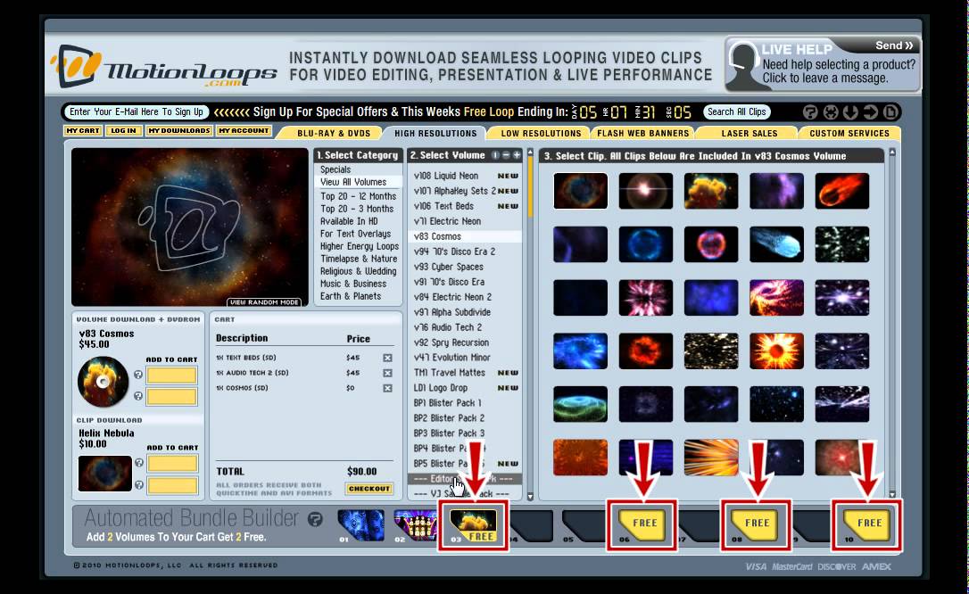 MotionLoops Website Use