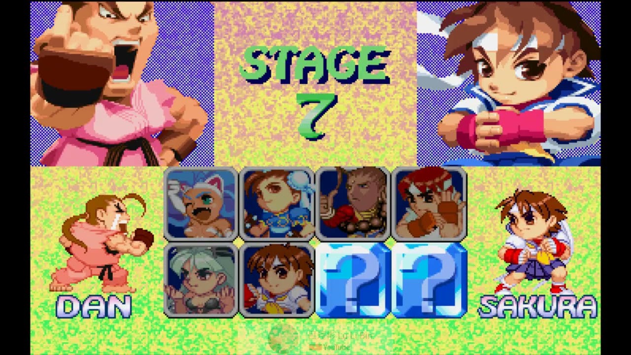 [TAS]PS Super Puzzle Fighter II Turbo-Dan Hibiki