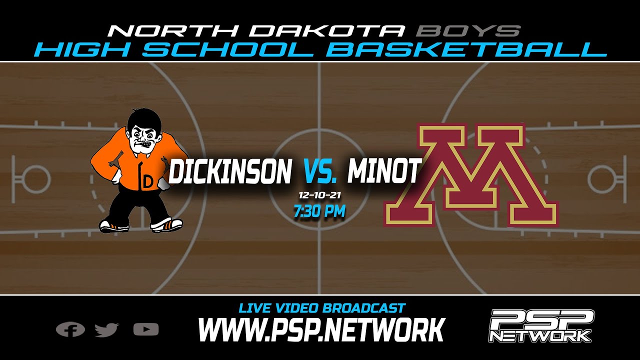 🏀 (12-10-21) ND BOYS HS Basketball: Dickinson 🆚 #4 Minot