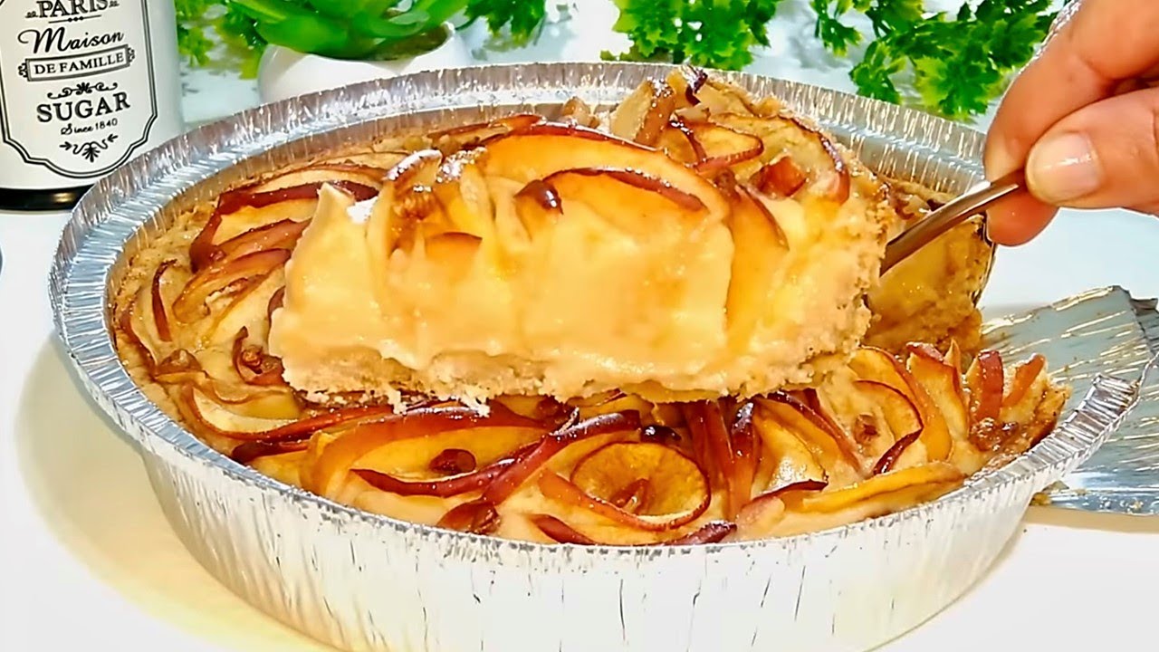 CASI CON PURA MANZANA SIN HUEVO NI TRIGO NI HORNO
