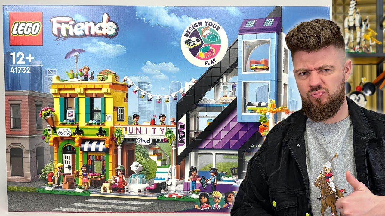 SKLEP WNĘTRZARSKI I KWIACIARNIA W ŚRÓDMIEŚCIU 🏬 LEGO FRIENDS 41732 RECENZJA