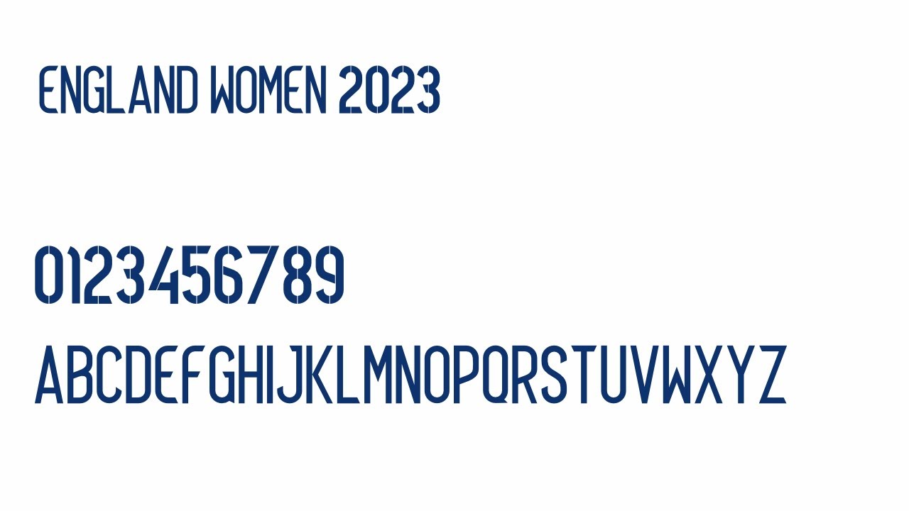 Font England Women 2023 - FREE DOWNLOAD