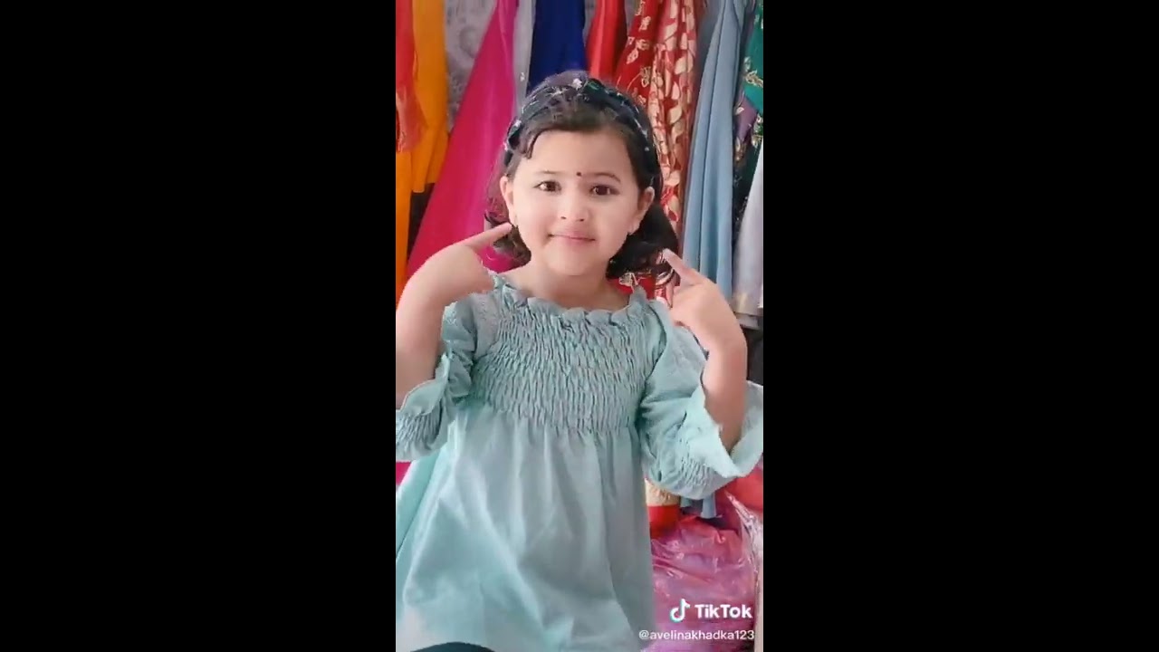 Avelina khadka cute baby tiktok video