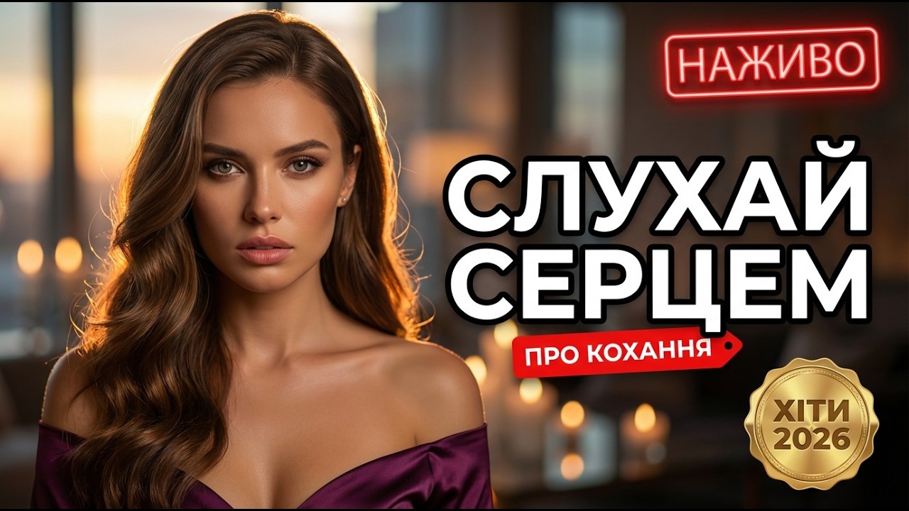 🎶 Українські пісні про кохання для всіх — LIVE